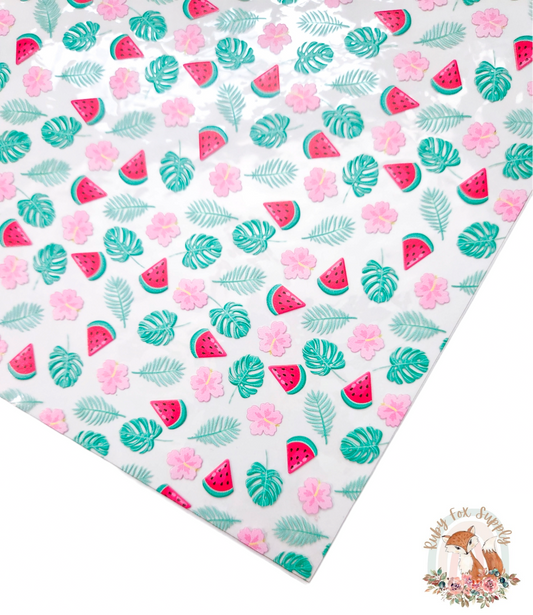 Watermelon Leaves Printed Jelly sheet