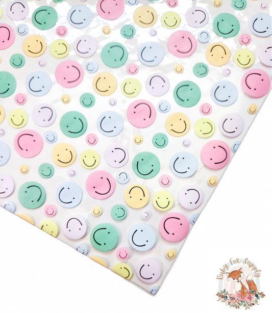 Happy Face Printed Jelly sheet