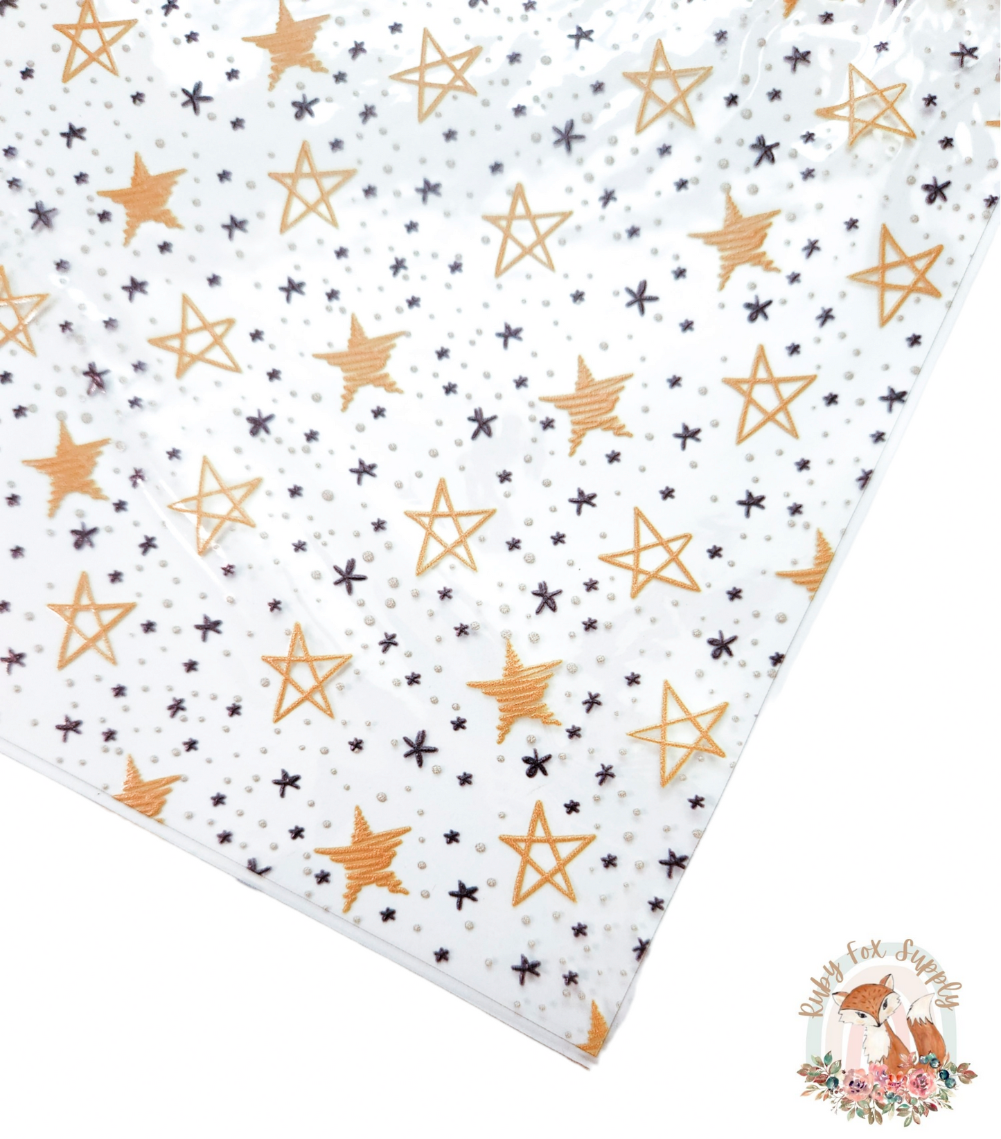 Stars Printed Jelly sheet