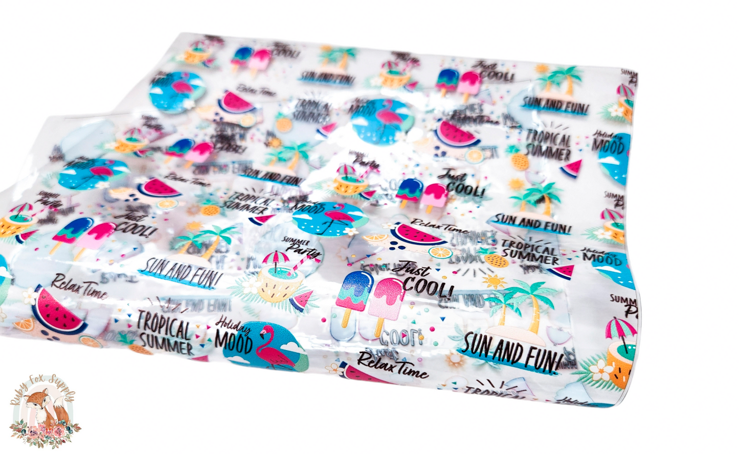 Tropical Summer Printed Jelly sheet