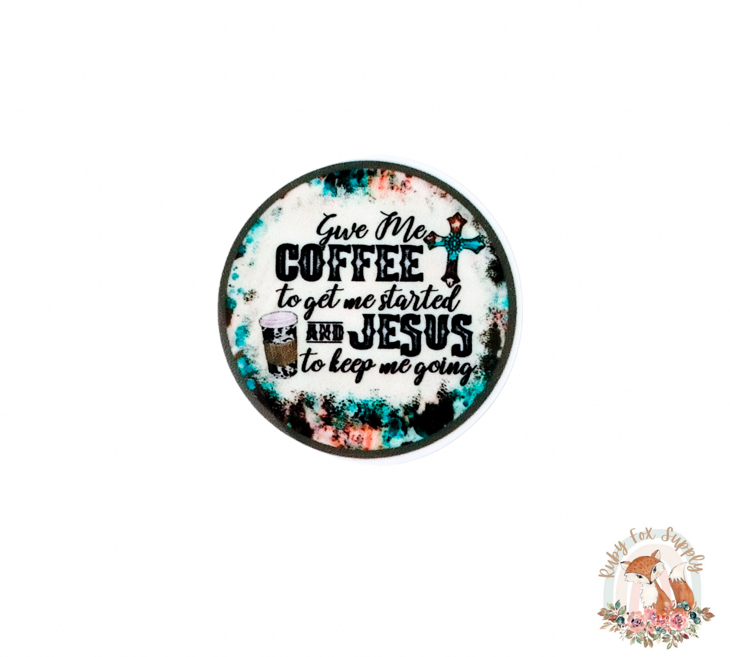 Coffee and Jesus Resin
