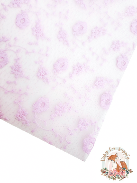 Lavender Embroidered Jelly sheet