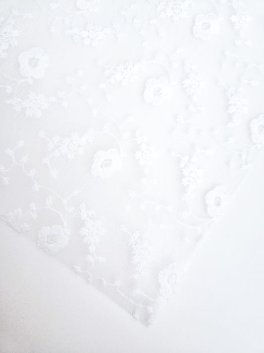 White Embroidered Jelly sheet