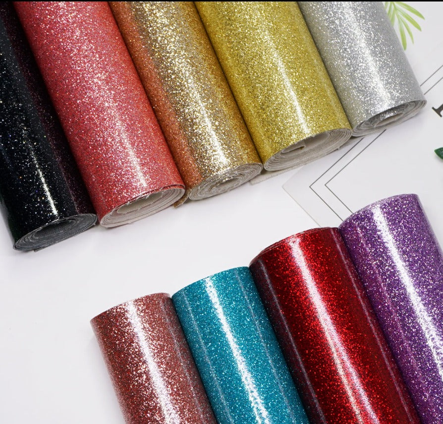 Glossy Glitter Solid Sheets (and Set)