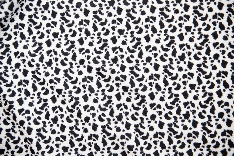 Small Cow Print Bullet Fabric Strip