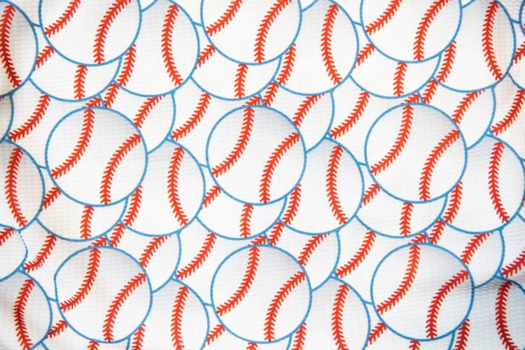 Baseball Bullet Fabric Strip