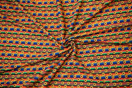 Sunflower Serape Bullet Fabric Strip