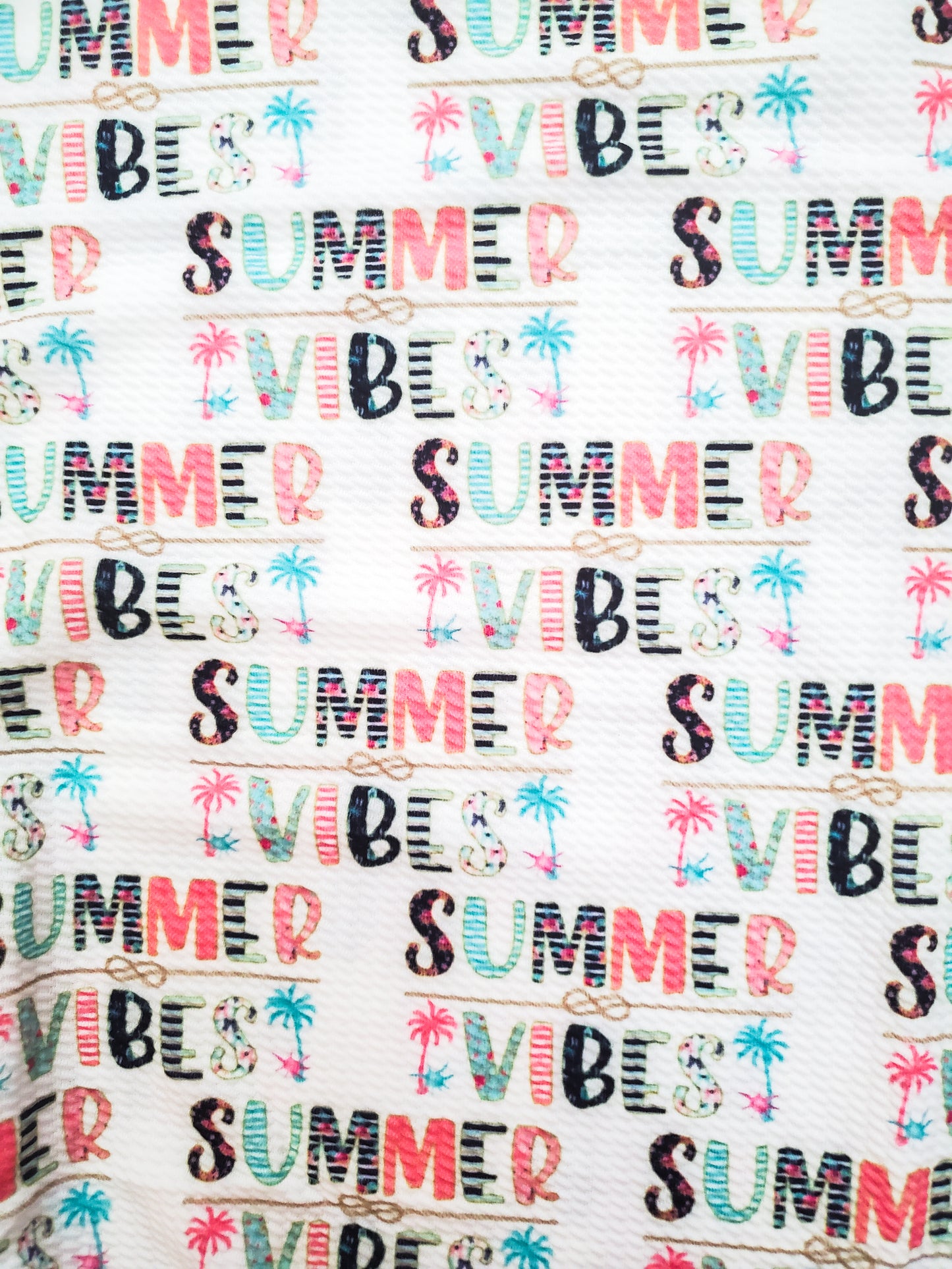 Summer Vibes Bullet Fabric Strip