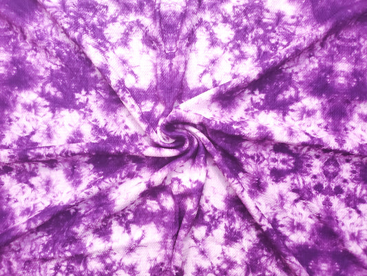 Purple Tie Dye Bullet Fabric Strip