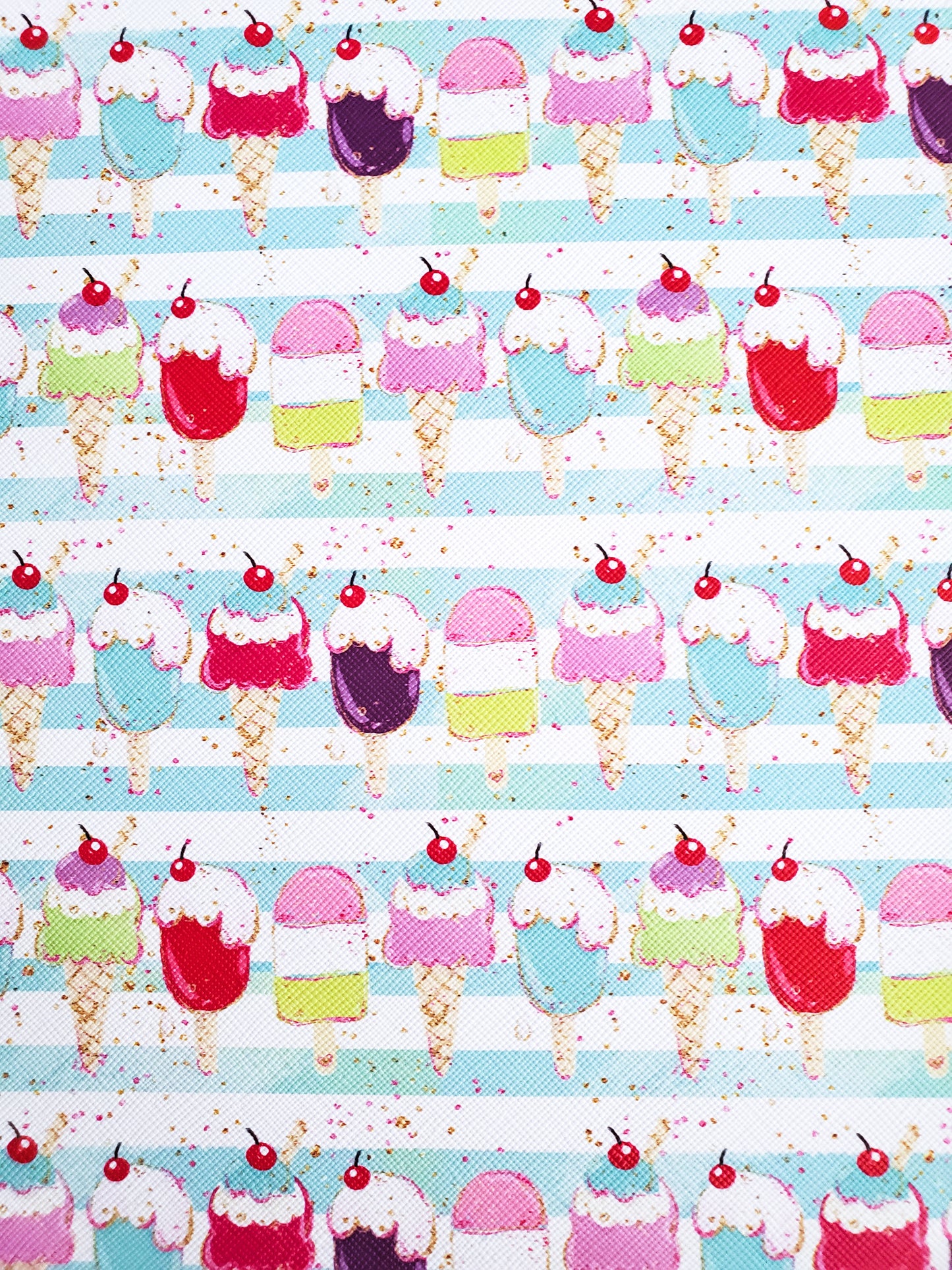 Popsicle 9x12 faux leather sheet