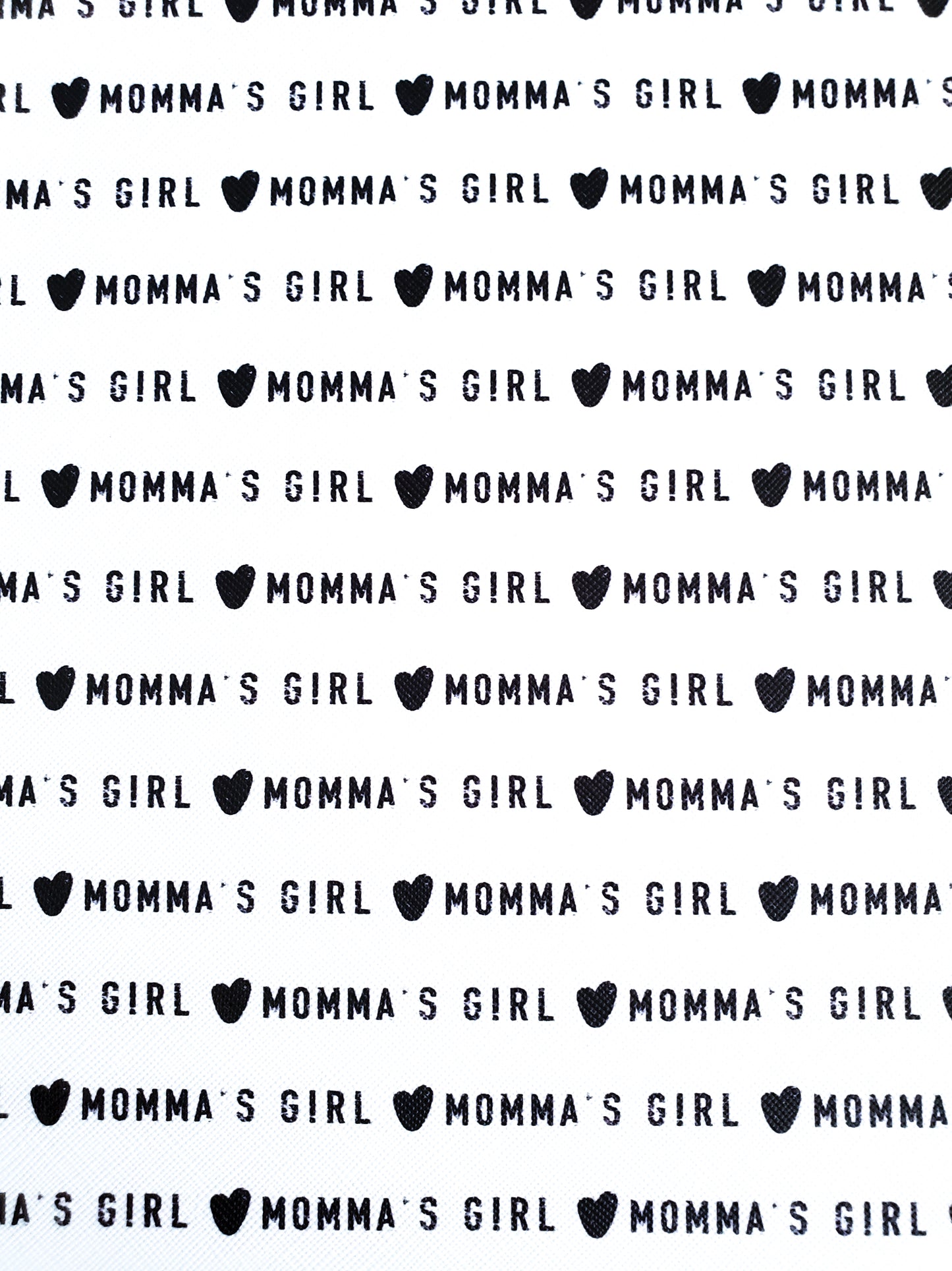 Momma's Girl 9x12 faux leather sheet