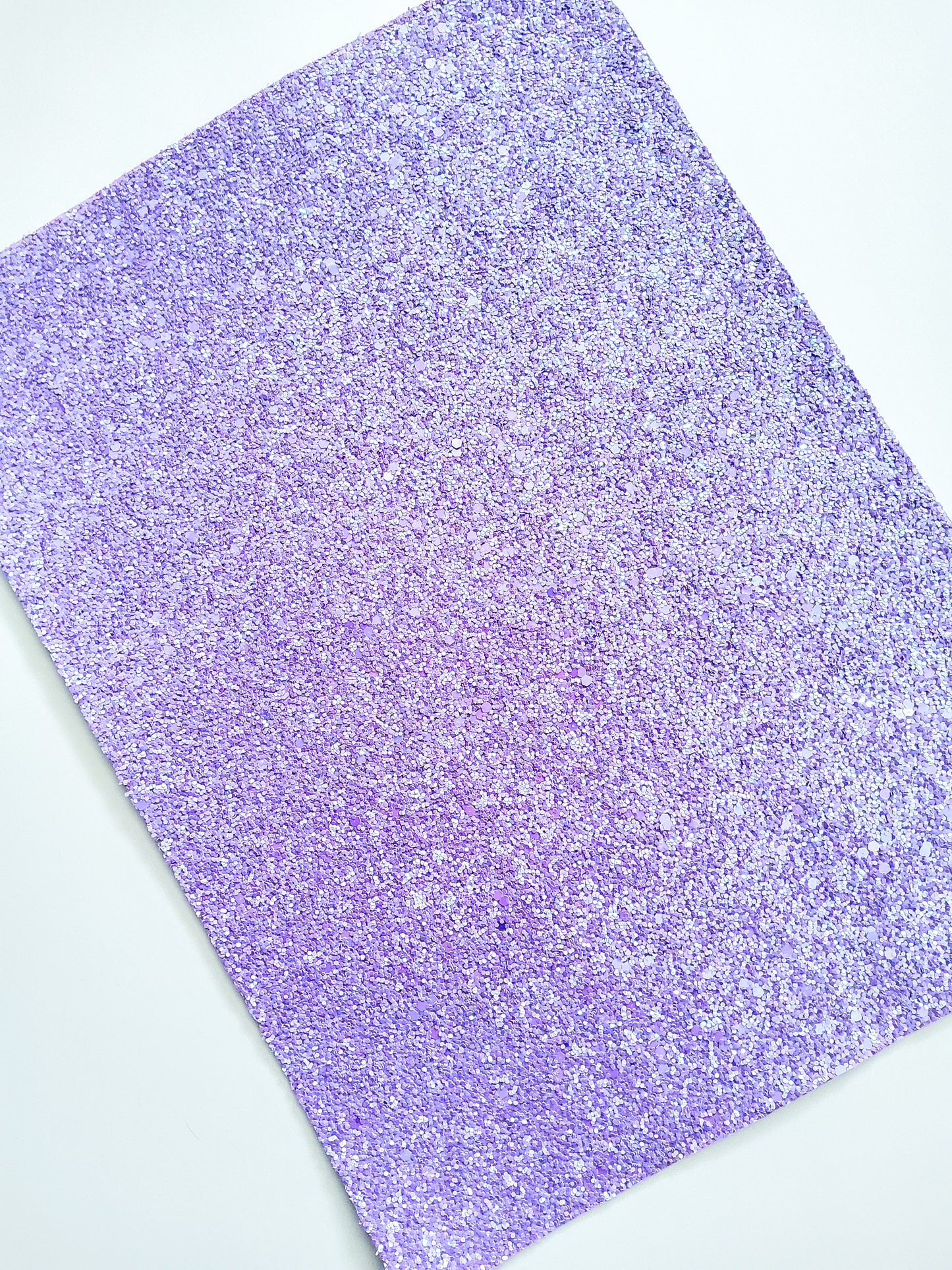 Lilac Chunky Glitter 9x12 faux leather sheet