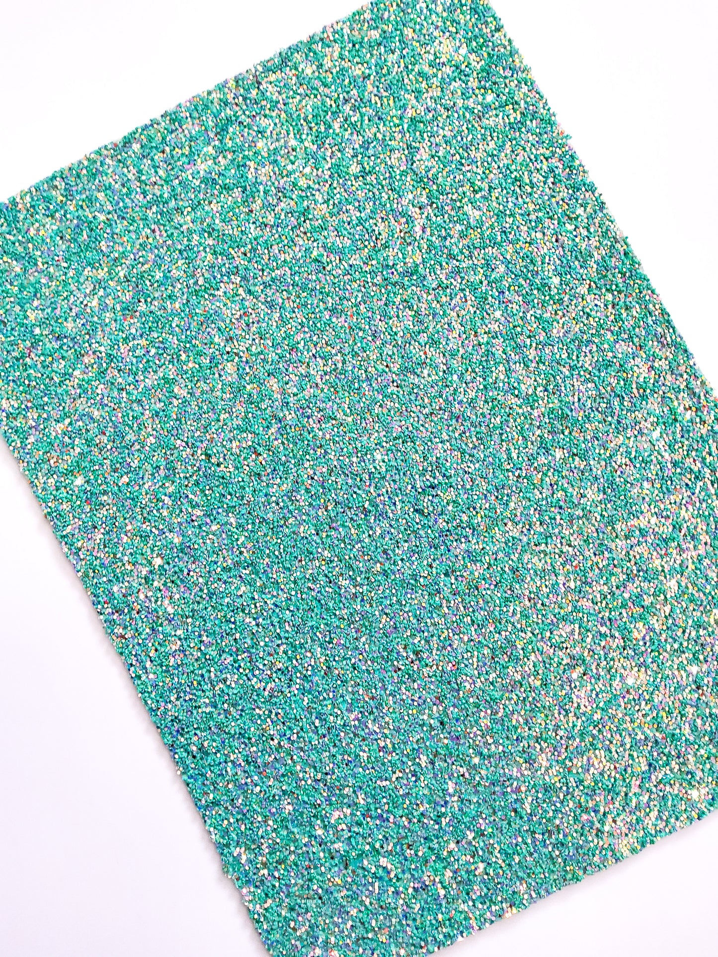 Minty Lavender Chunky Glitter 9x12 faux leather sheet