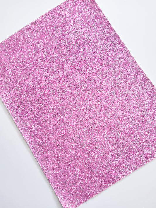 Neon Lavender Chunky Glitter 9x12 faux leather sheet