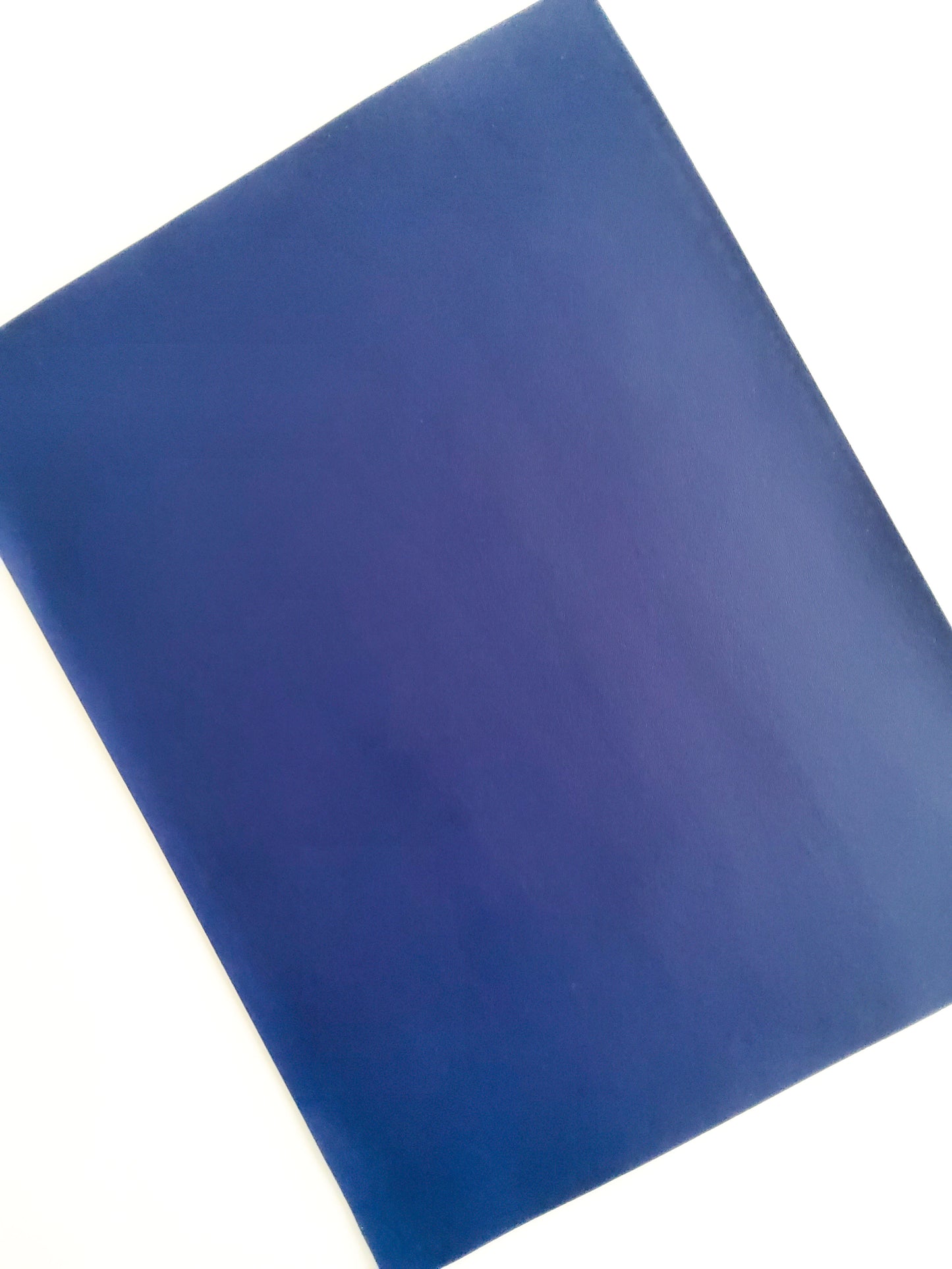 Navy Blue Smooth 9x12 faux leather sheet