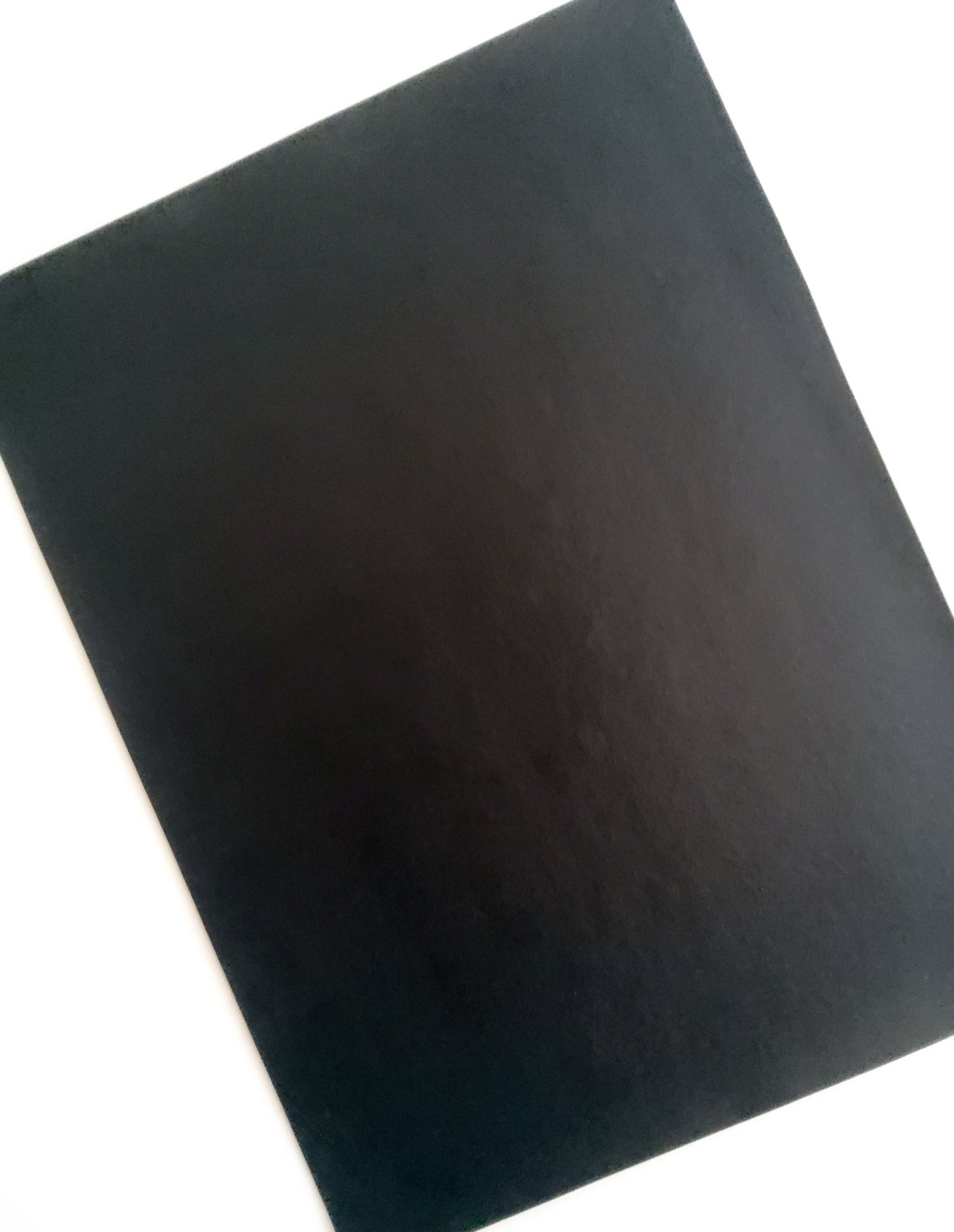 Black Smooth 9x12 faux leather sheet