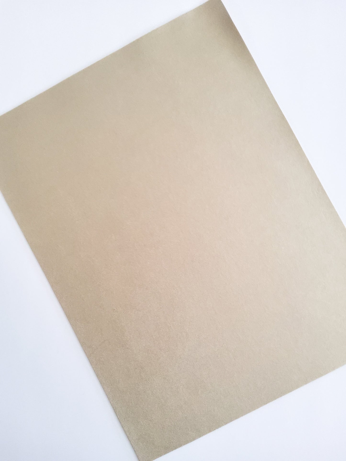 Gold Shimmer Smooth 9x12 faux leather sheet