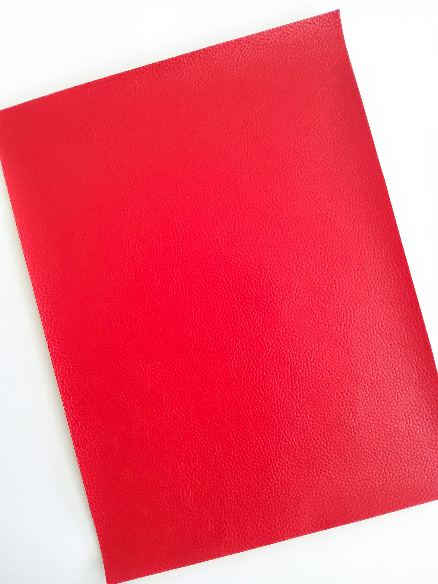 Red Pebbled 9x12 faux leather sheet