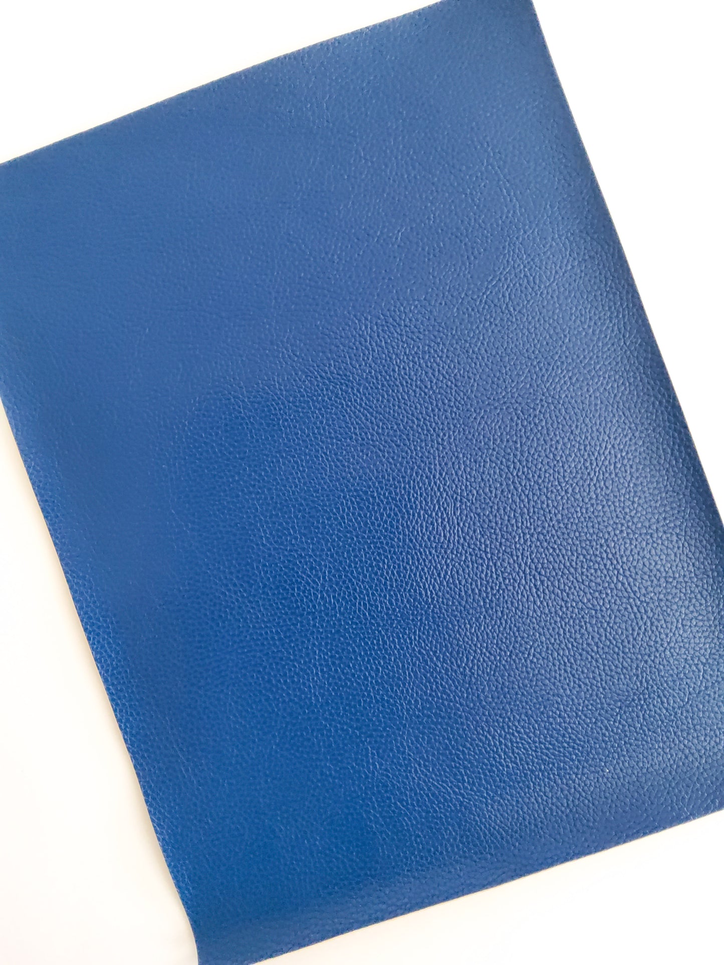 Indigo Blue Pebbled 9x12 faux leather sheet