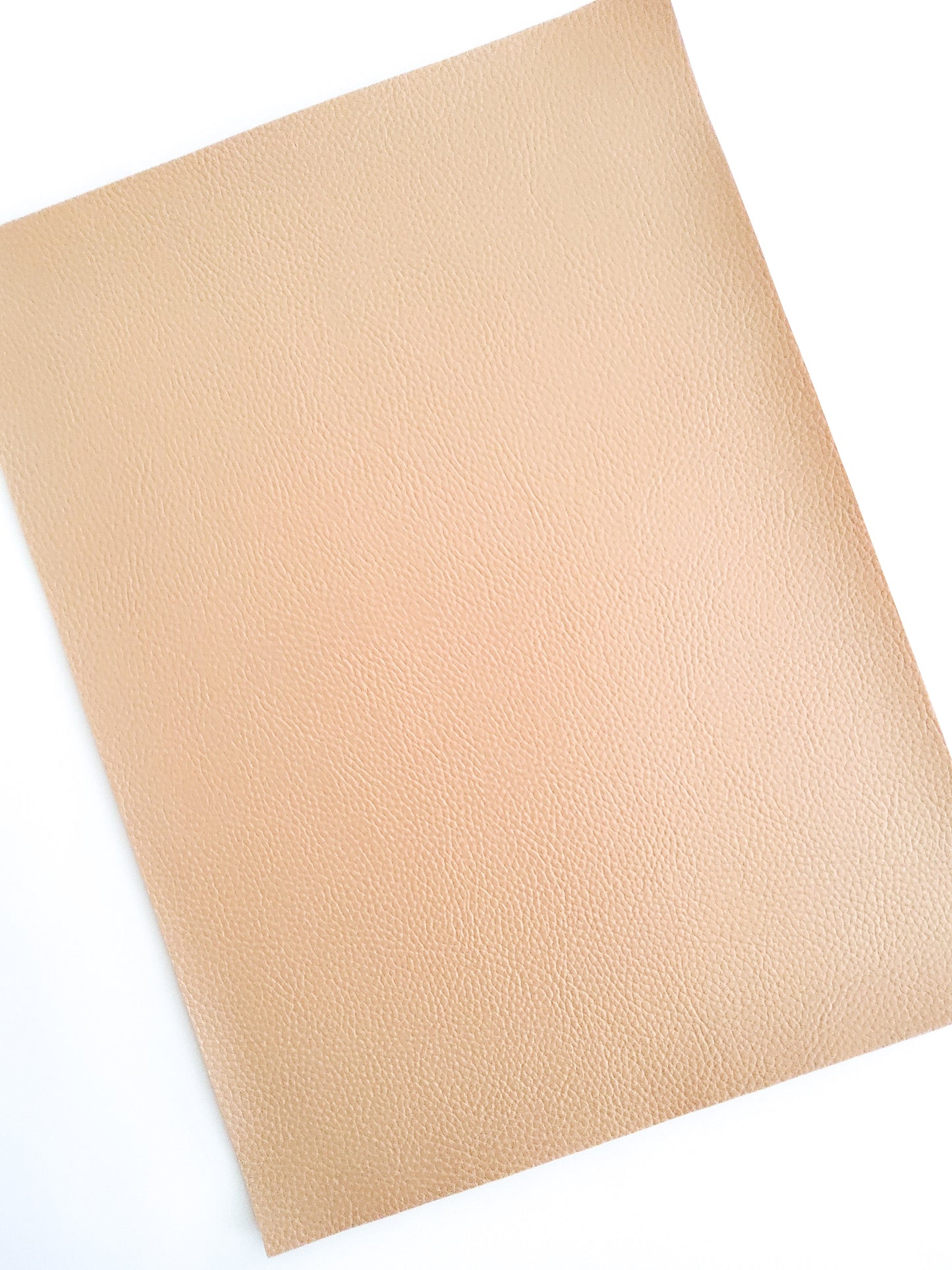 Tan Pebbled 9x12 faux leather sheet