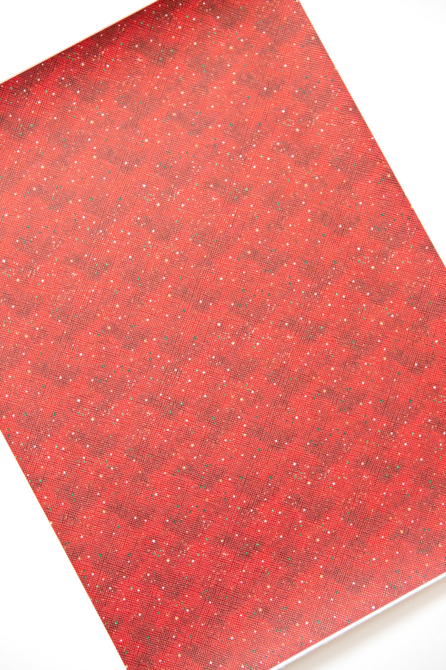 Red Speckle 9x12 faux leather sheet