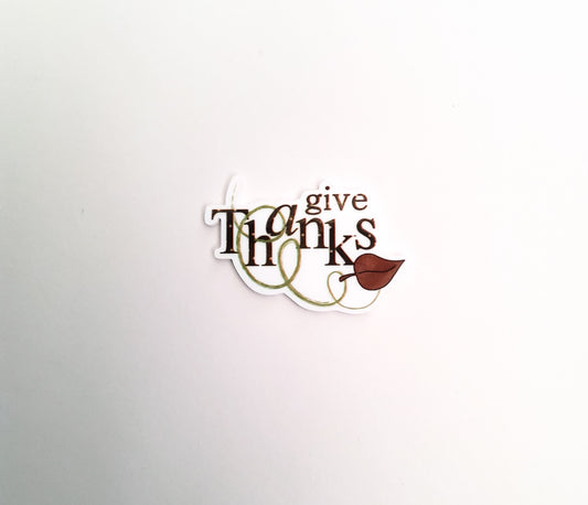 Give Thanks Leaves Resin