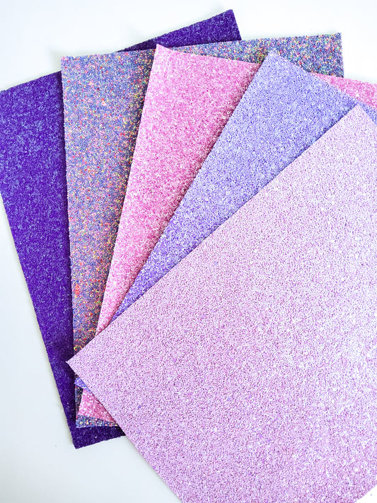 Shades of Purple Chunky Glitter Set