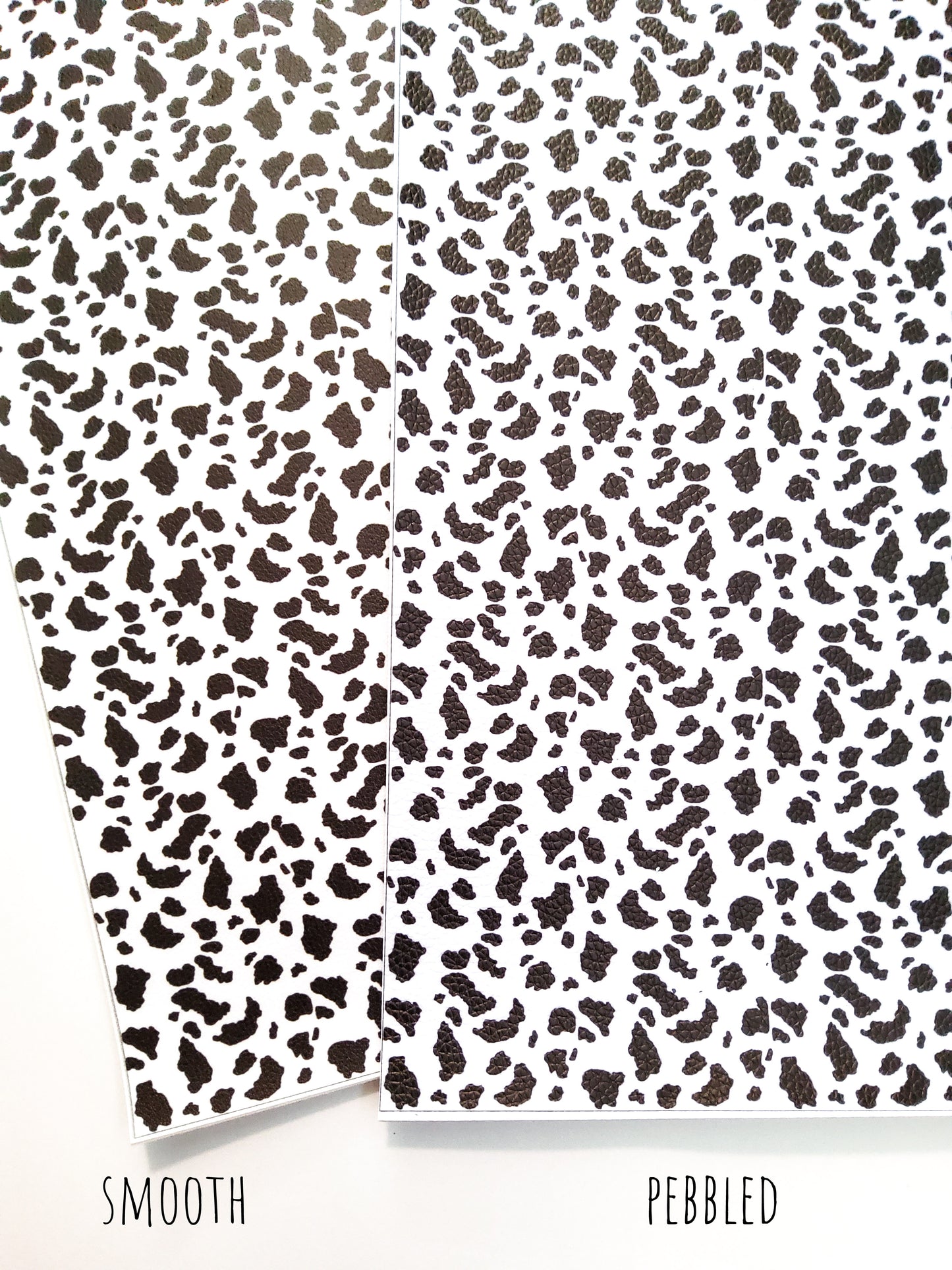 Small Cow Print 9x12 faux leather sheet