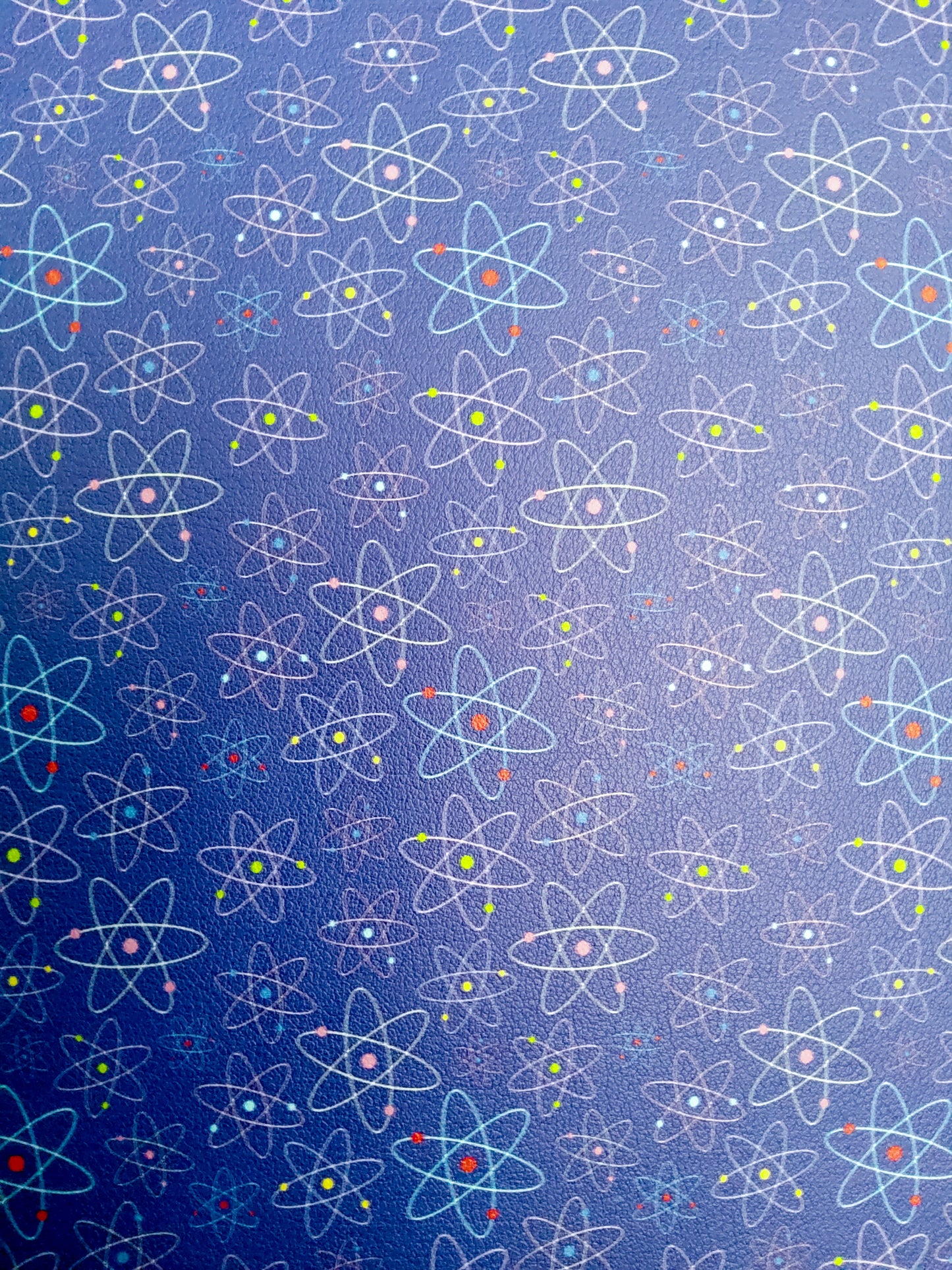 Molecule Blue 9x12 faux leather sheet
