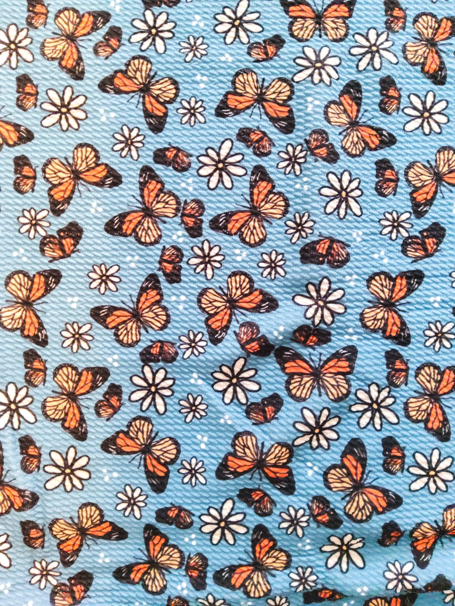 Monarch Butterfly Bullet Fabric Strip