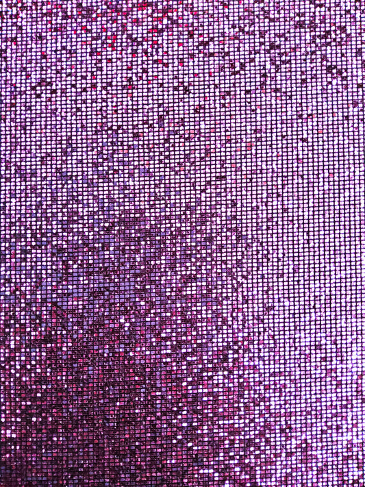 Square Purple Pink Glitter 9x12 faux leather sheet