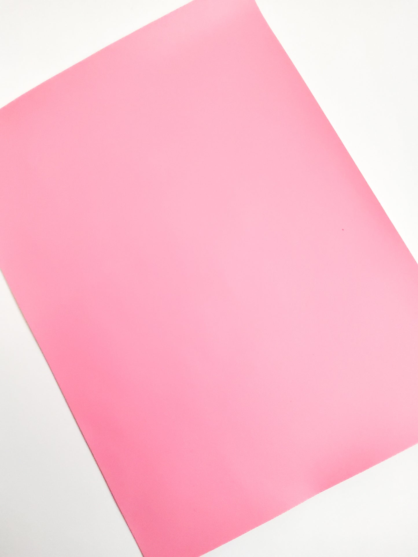 Pink Smooth 9x12 faux leather sheet