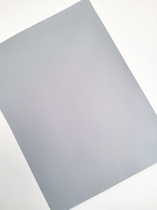 Gray Smooth 9x12 faux leather sheet