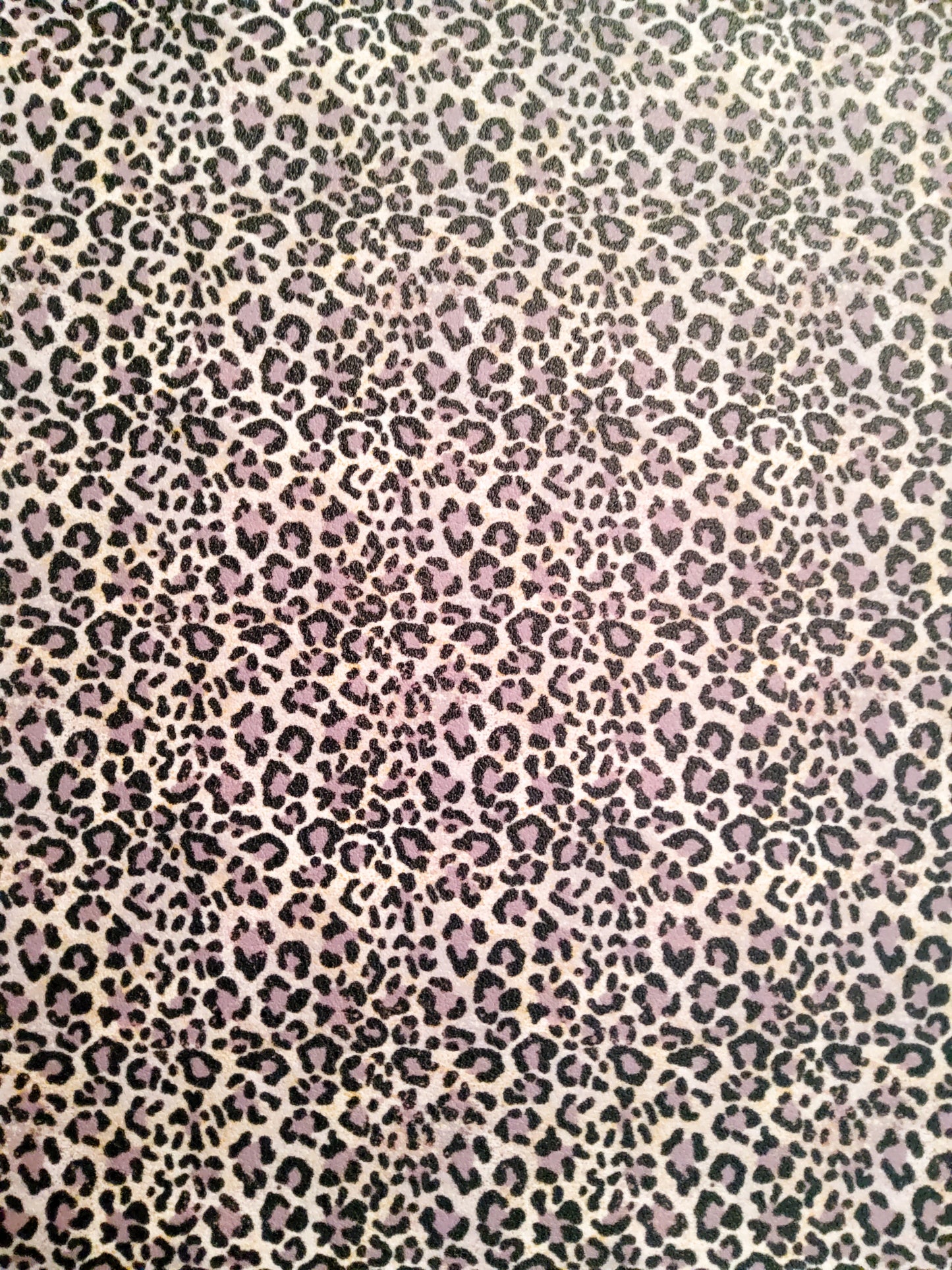 Muted Brown Animal Print 9x12 faux leather sheet