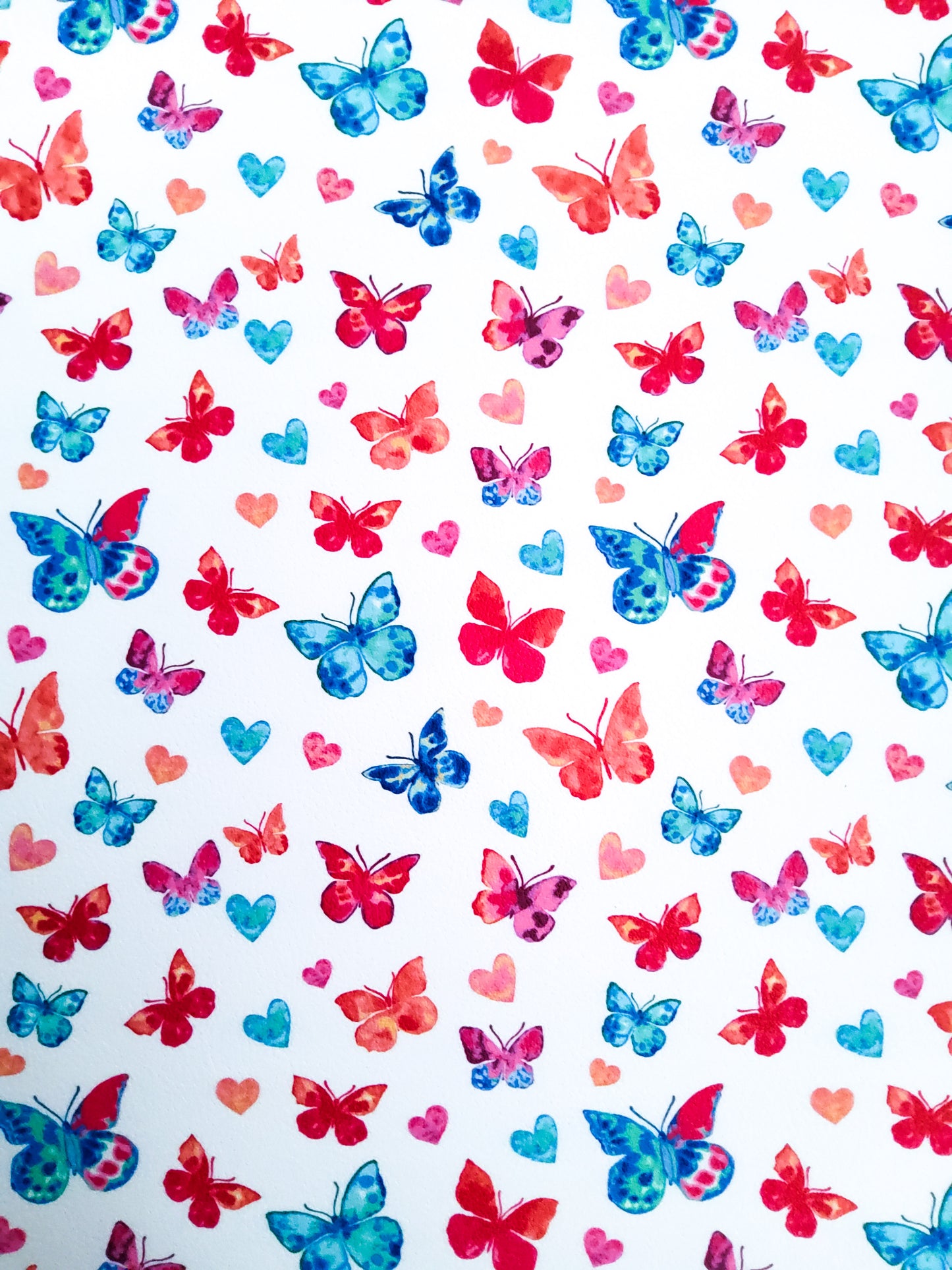 Small Butterflies 9x12 faux leather sheet