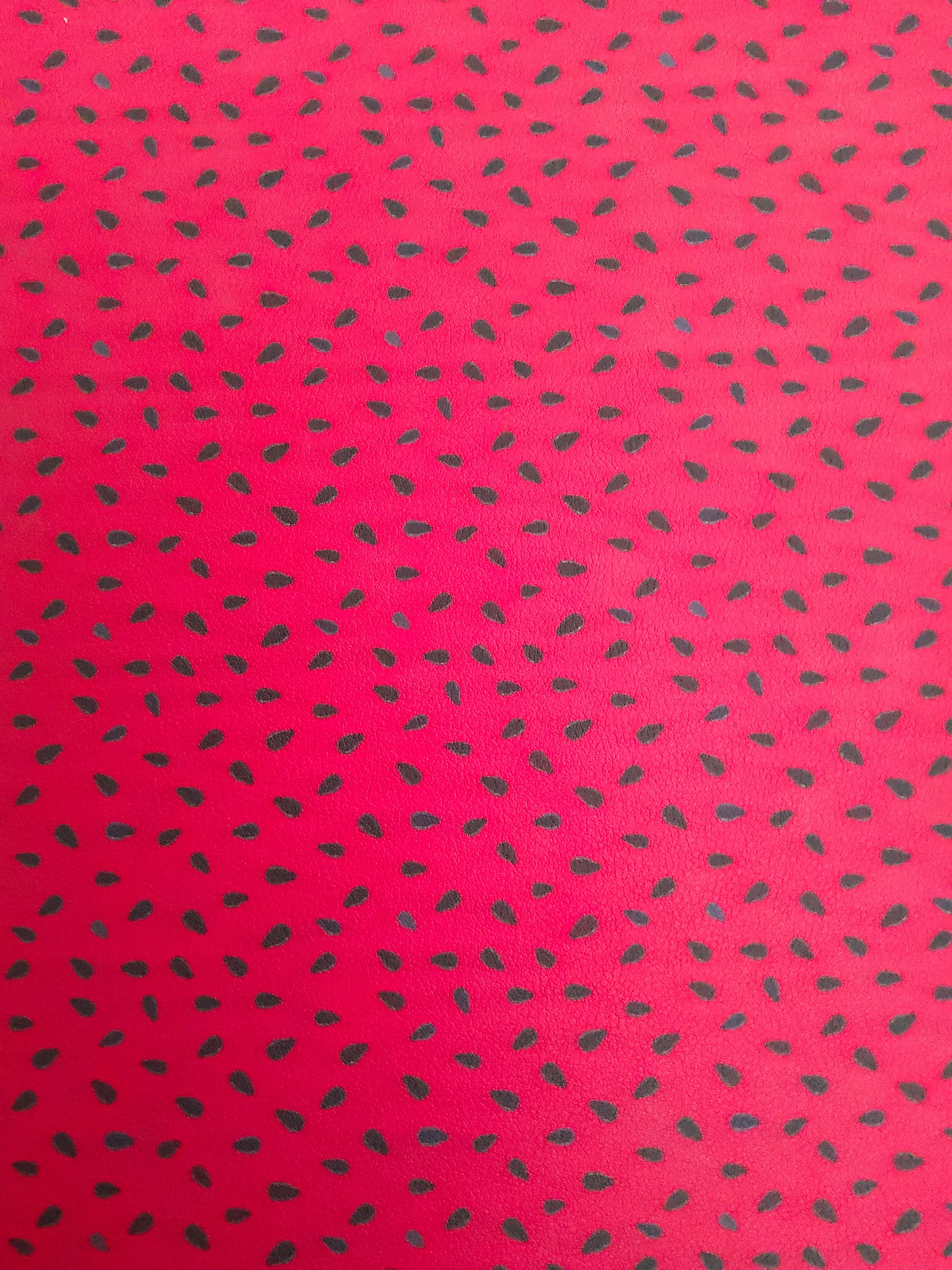 Watermelon Seeds 9x12 faux leather sheet