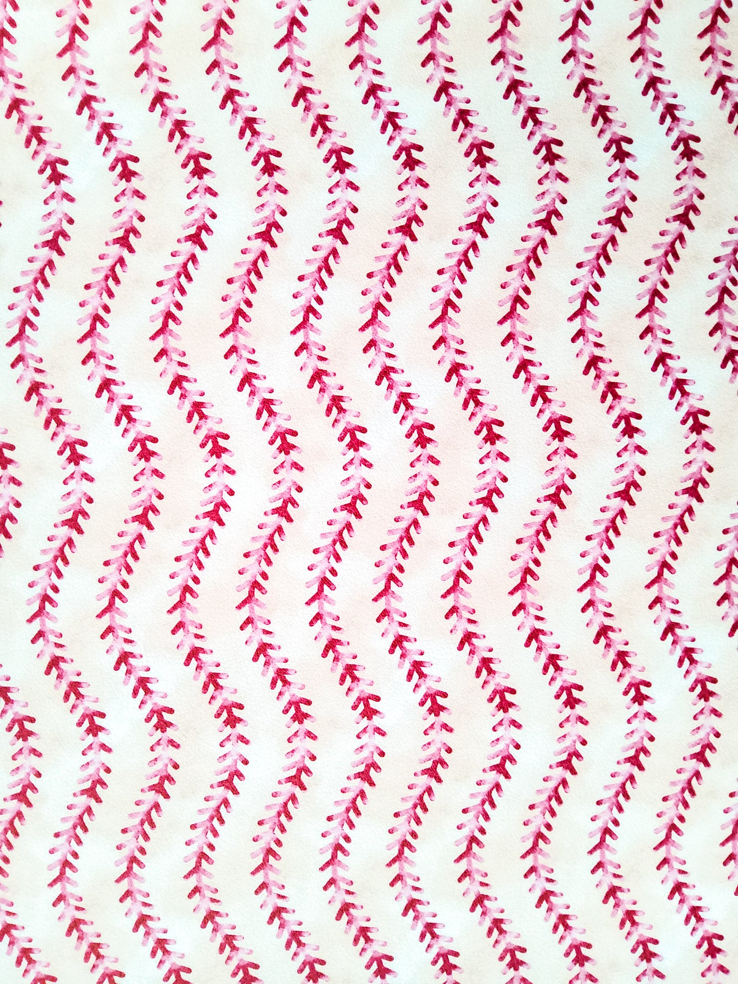 Baseball Stitches 9x12 faux leather sheet