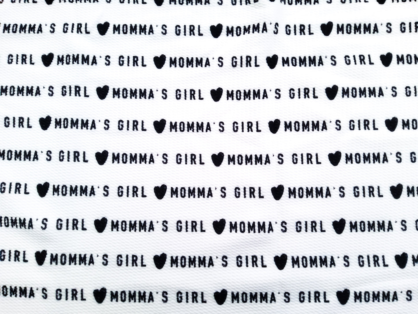 Momma's Girl Bullet Fabric Strip