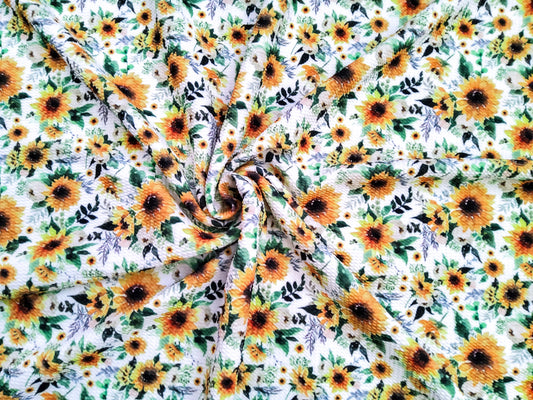 Sunflower Bunch Bullet Fabric Strip