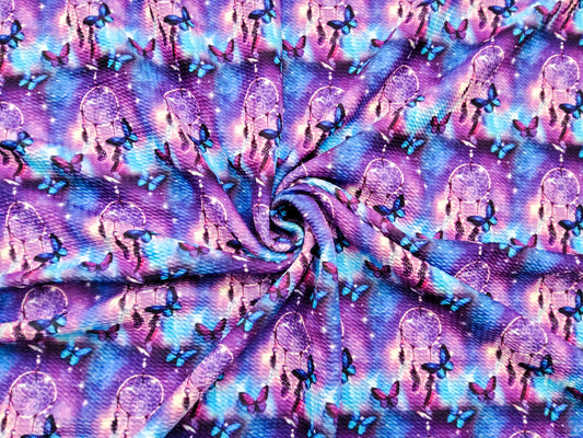Purple Dreamcatcher Bullet Fabric Strip