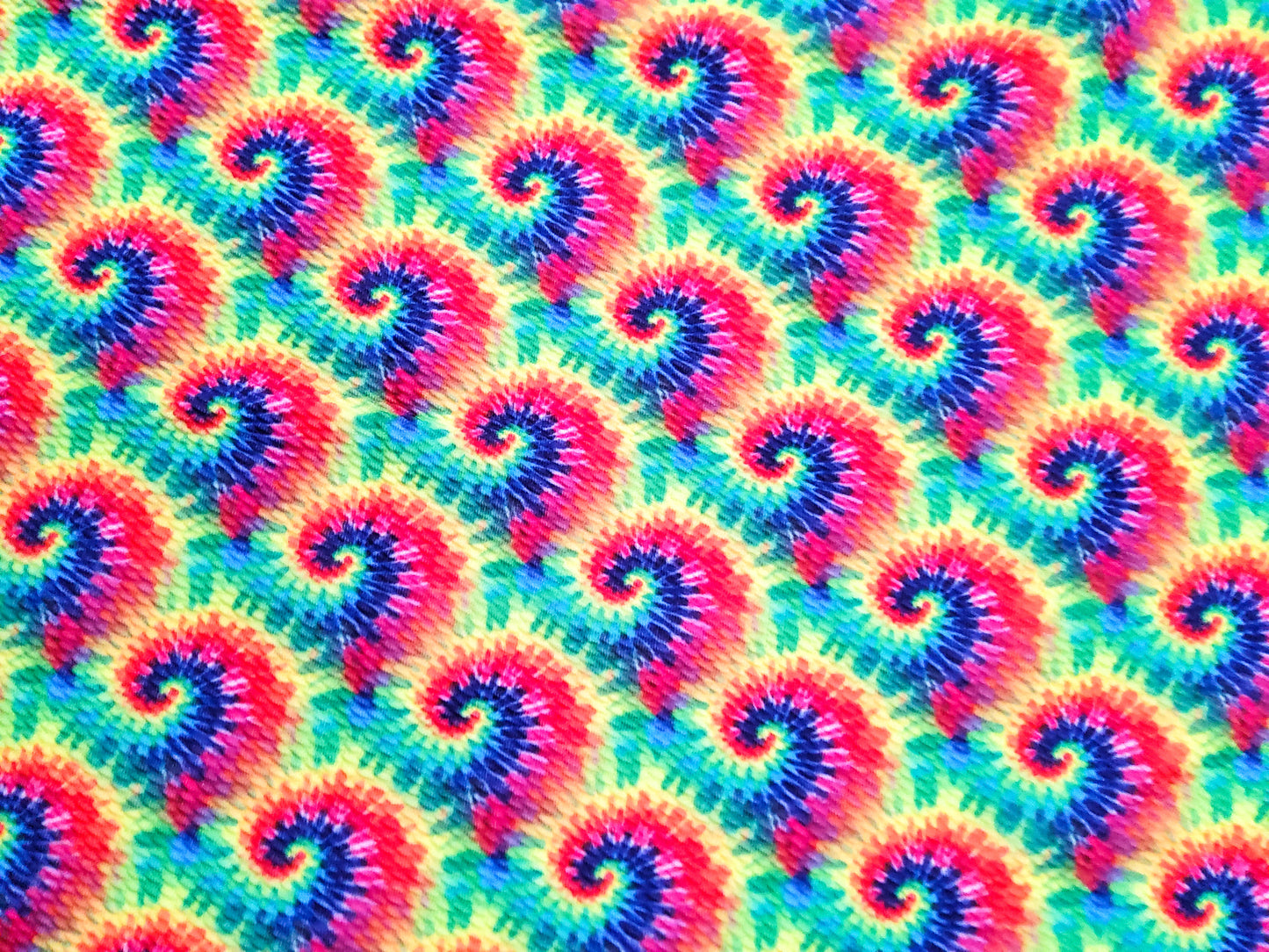 Tie Dye Swirl Bullet Fabric Strip