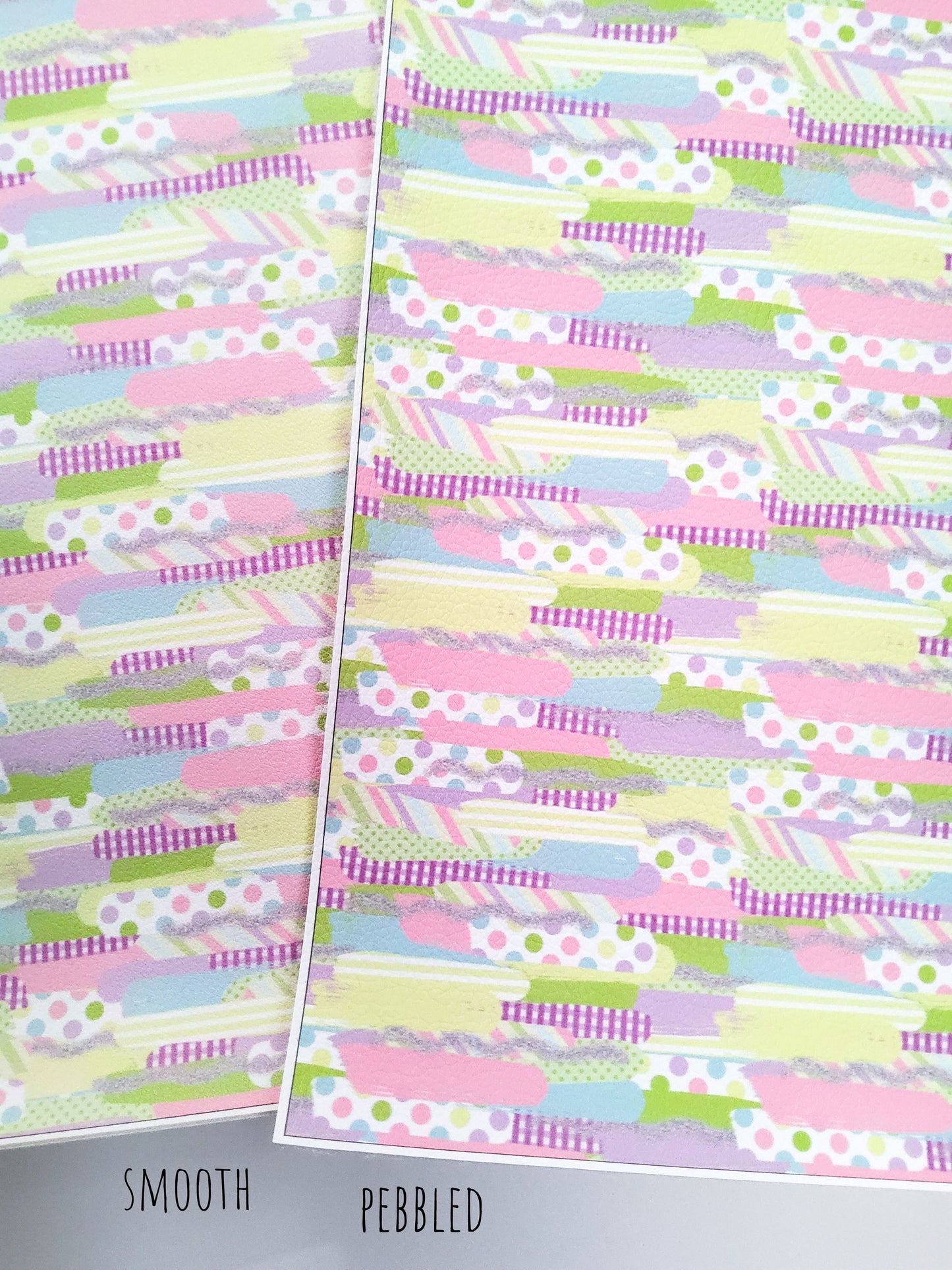 Easter Brushstrokes 9x12 faux leather sheet