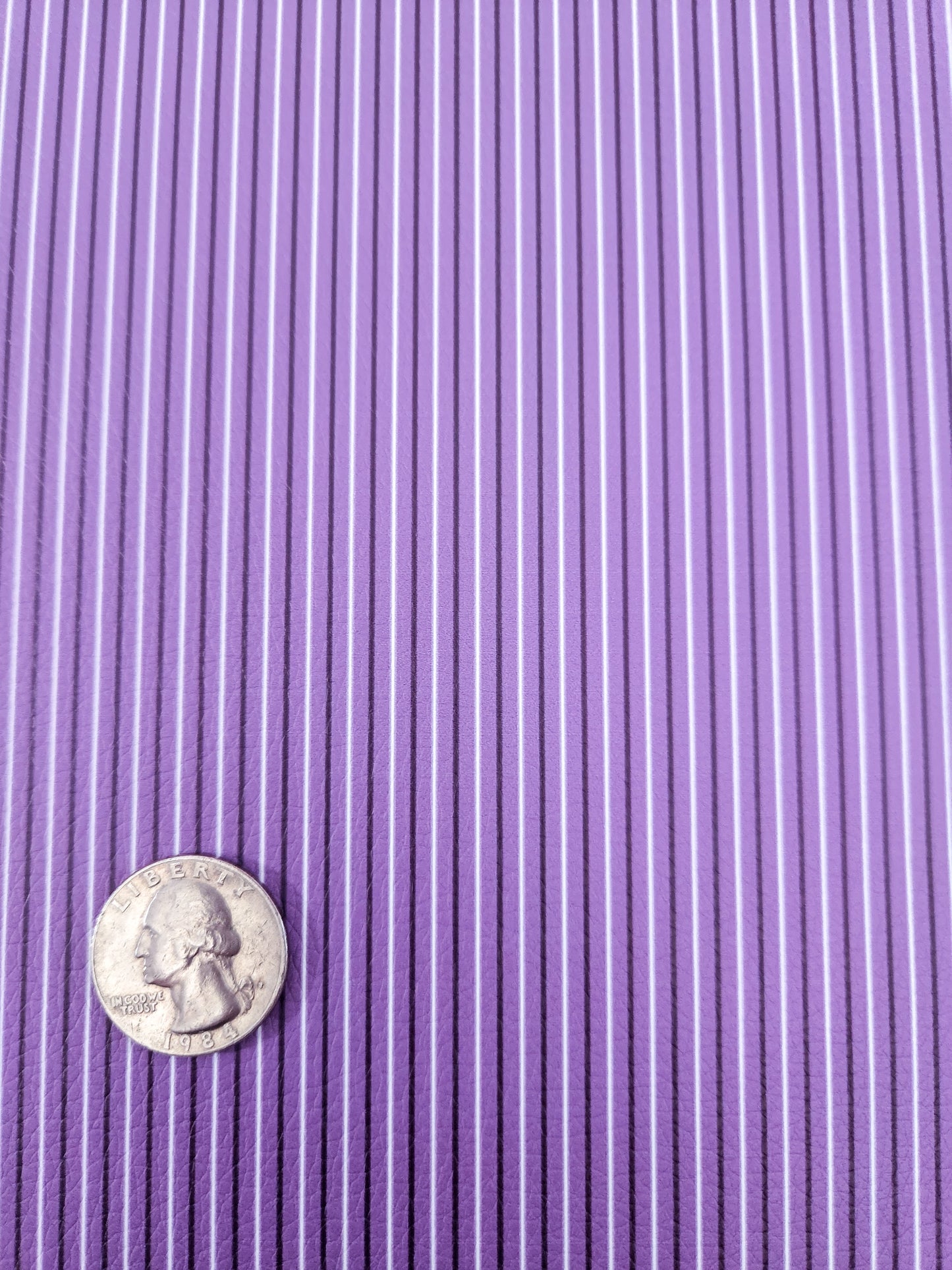 Purple Pinstripe 9x12 faux leather sheet