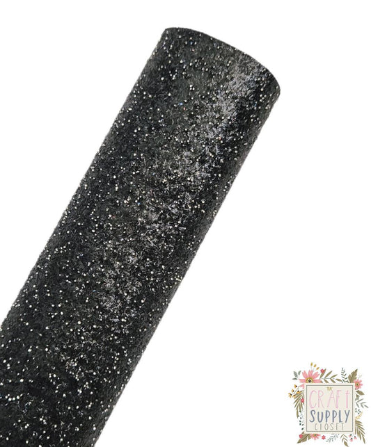 Midnight Sky Chunky Glitter 9x12 faux leather sheet