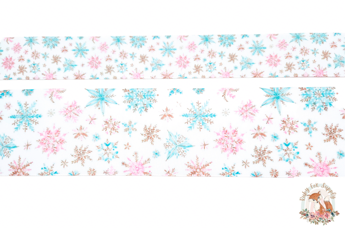 Pretty Snowflake 3"/1.5" Ribbon