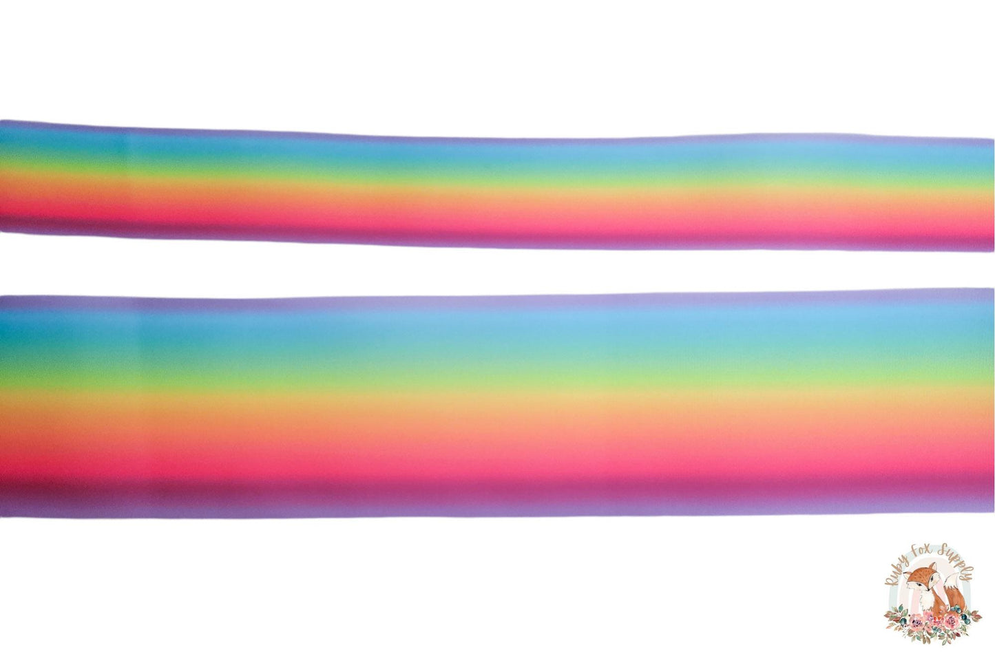 Rainbow Stripes 3"/1.5" Ribbon