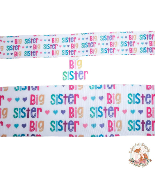 Big Sister 3"/1.5" Ribbon