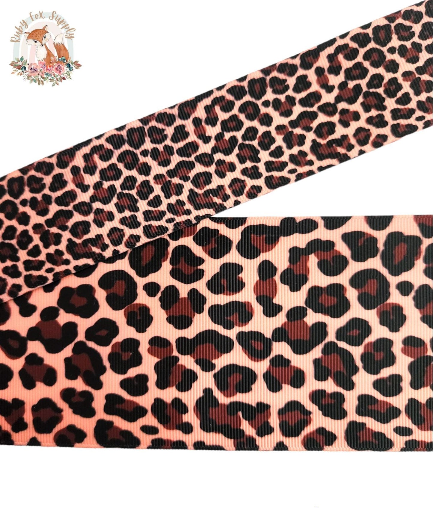 Cheetah Print 3"/1.5" Ribbon