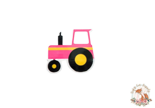 Pink Tractor Resin
