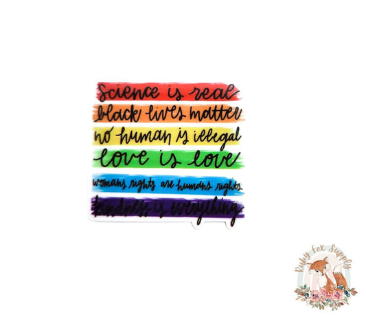 Love Is Love Resin